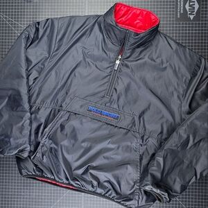 RALPH LAUREN POLO SPORT REVERSIBLE HALF-ZIP JACKET - VINTAGE 90'S